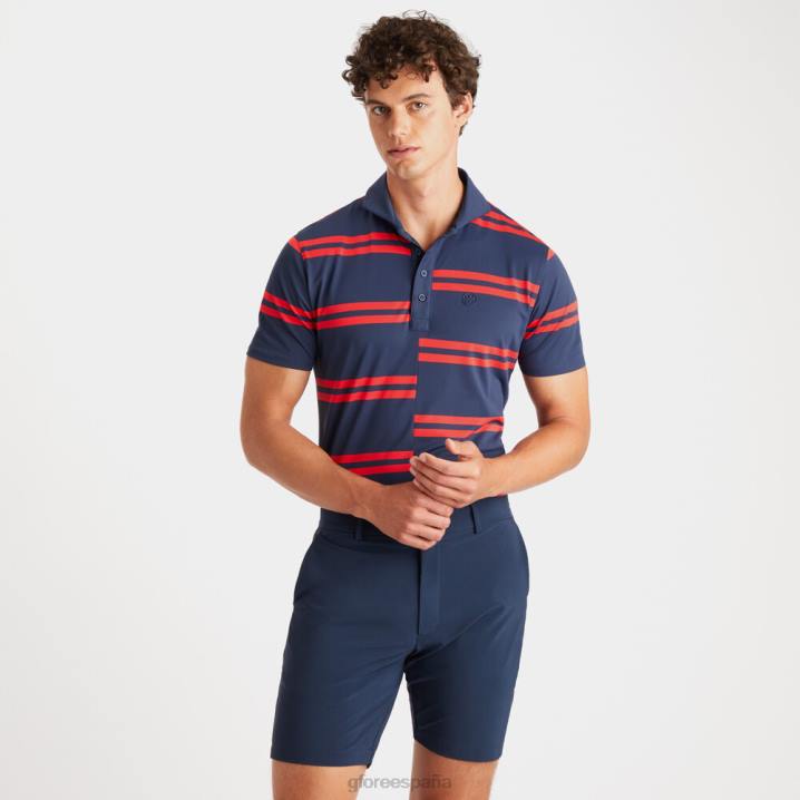 üniseks ofset şerit modern geniş yaka teknik pike slim fit polo G/FORE alacakaranlık Giyim BV0X9