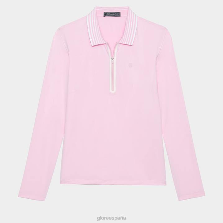 üniseks tüy kadar hafif zip polo G/FORE leylak Giyim BV0X364