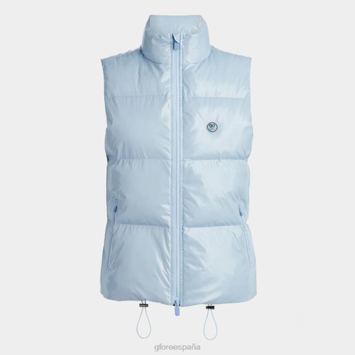 üniseks kapitone cilalı naylon merinos yünü astarlı kirpi yelek G/FORE gökyüzü Giyim BV0X382