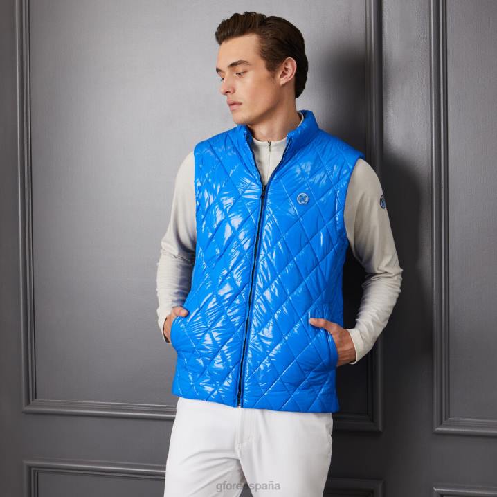 üniseks kapitone kaplamalı naylon yün astarlı slim fit şişme yelek G/FORE yarışçı Giyim BV0X28