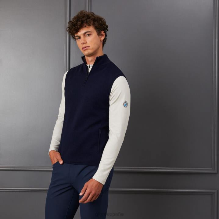 üniseks merinos yünü teknik astarlı slim fit dunes yelek G/FORE alacakaranlık Giyim BV0X129