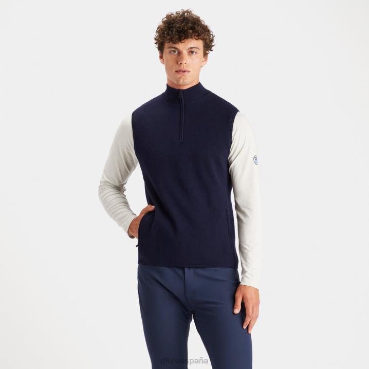 üniseks merinos yünü teknik astarlı slim fit dunes yelek G/FORE alacakaranlık Giyim BV0X129